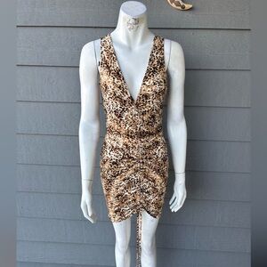 Hera Collection Animal Print Mini Dress